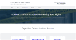 Desktop Screenshot of johnfattahi.com